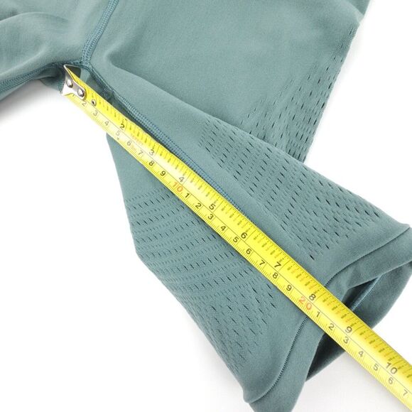 LULULEMON Reveal Short Digital Rain Tidewater Teal Bike Shorts Athleisure Lounge - Picture 5 of 8